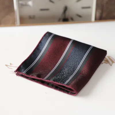 Vintage Men's Polyester Pocket Square Scarf for Banquet