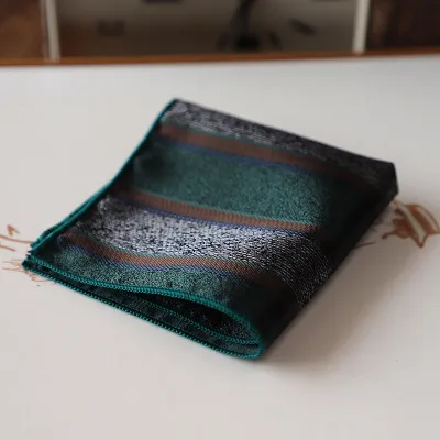 Vintage Men's Polyester Pocket Square Scarf for Banquet