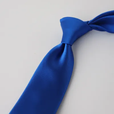 8cm Solid Color Black Burgundy Navy Blue White Basic Men's Tie