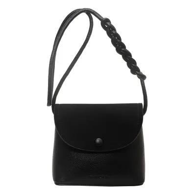 Women Fashion Simple Solid Color Braided Crossbody Bag