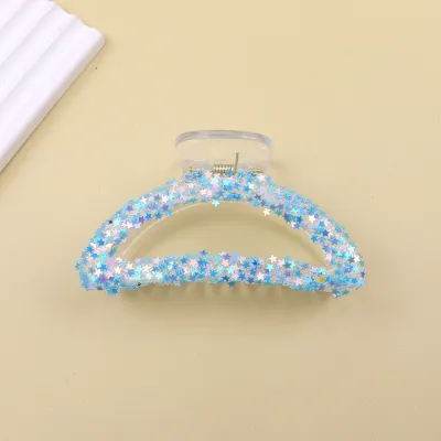Women Rhinestone Sequin Grab Clip Fashion Commuter