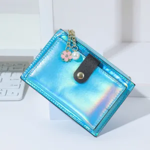 Women Fashion Solid Color Laser PU Leather Wallet 2 Discount