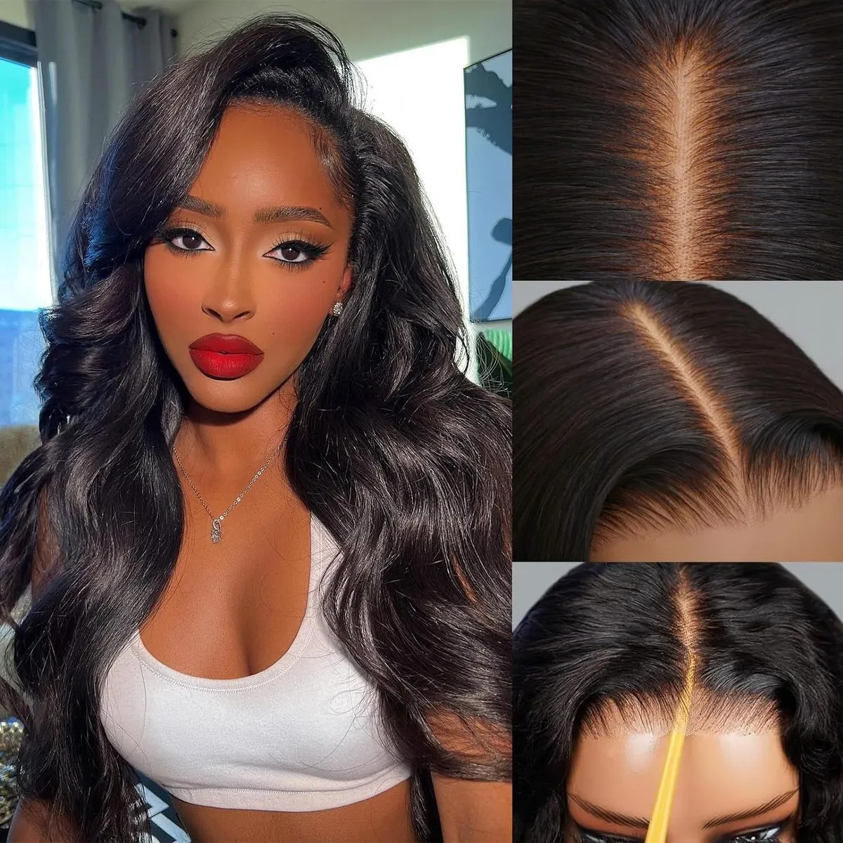 Long Curly Big Wave Wigs Natural High Temperature Wire Beauty Hair