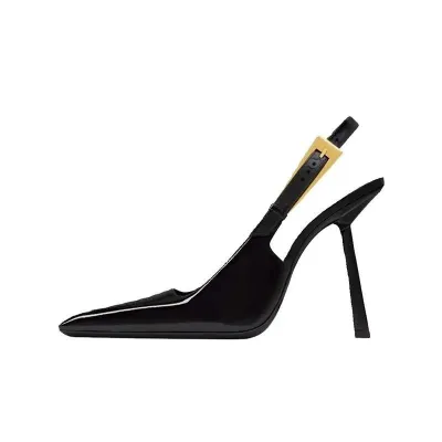 Women Fashion Sexy Patent Leather Pointed-Toe High Heel Shoes