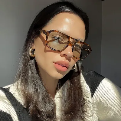 Gafas de sol cuadradas de moda para exteriores