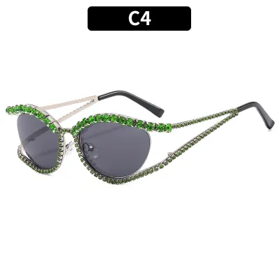 Fashion Rhinestone Creative Cat Sunglasses