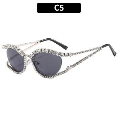 Fashion Rhinestone Creative Cat Sunglasses