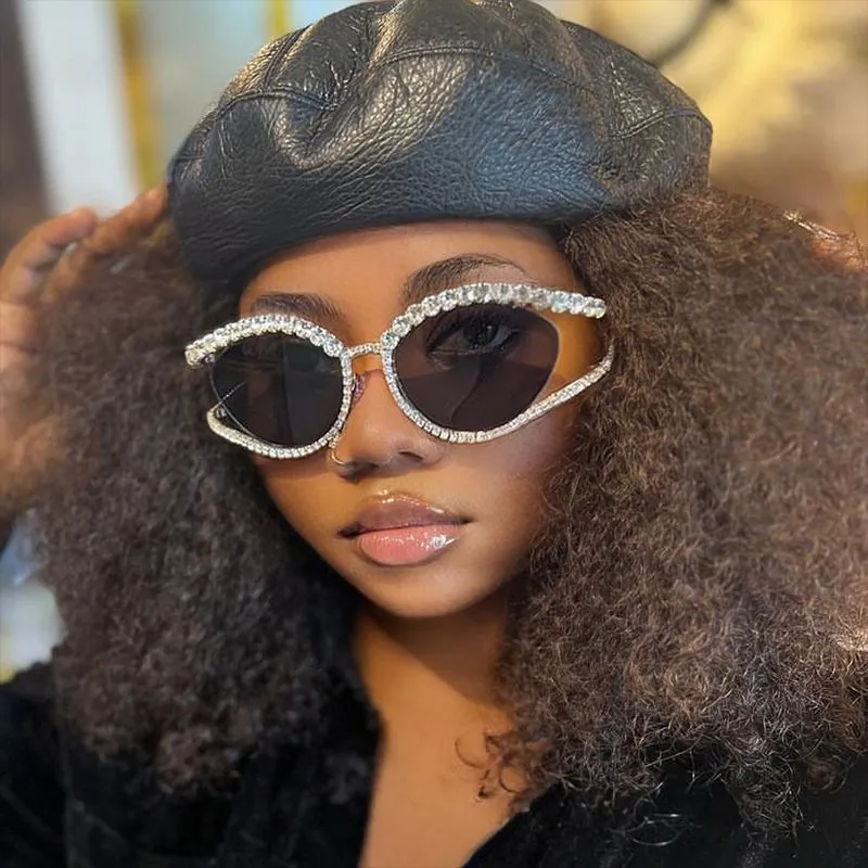 Fashion Rhinestone Creative Cat Sunglasses