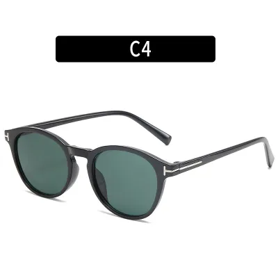 Fashion Round Oval Frame Personality Sunglasses for Men
