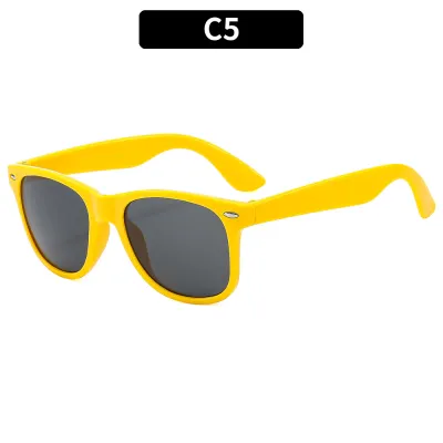 Children Summer Beach Multicolor Square Sunglasses
