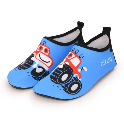 Children Cartoon Print Beach Quick-Drying Wading Shoes for Kids Boys