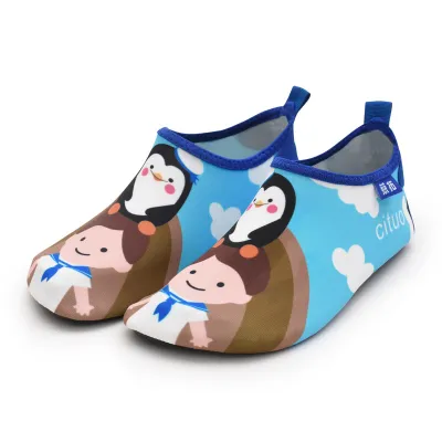 Children Cartoon Print Beach Quick-Drying Wading Shoes for Kids Boys