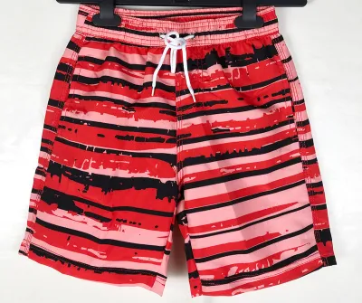 Boy'S Casual Printed Loose Swim Trunks