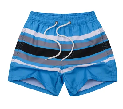 Boy'S Casual Printed Loose Swim Trunks