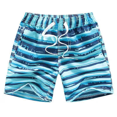 Children's Cartoon Leisure Beach Swimming Trunks Polyester Kids Swimwear