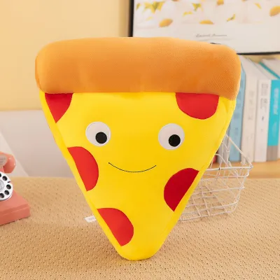Creative Burger Fries Super Soft Short Plush Toy Kids PP Cotton Stuffed Doll