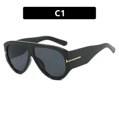 Women's Fashionable Oversized T-Frame Sunglasses