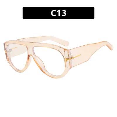 Women's Fashionable Oversized T-Frame Sunglasses