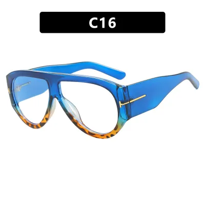 Women's Fashionable Oversized T-Frame Sunglasses