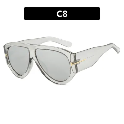 Women's Fashionable Oversized T-Frame Sunglasses