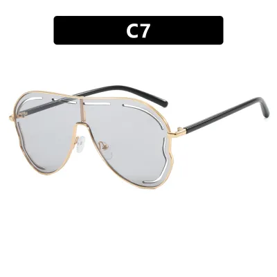 Women Fashion Retro Large Frame Toad Sunglasses