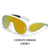 White Frame Orange Yellow Slices