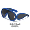 Blue Frame Black And Gray