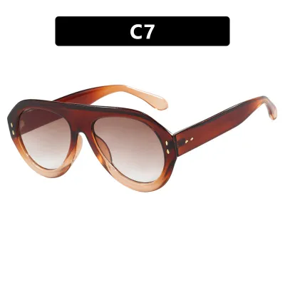 Women Fashion Anti-Blue Light Toad Mirror Glasses Frame PC AC
