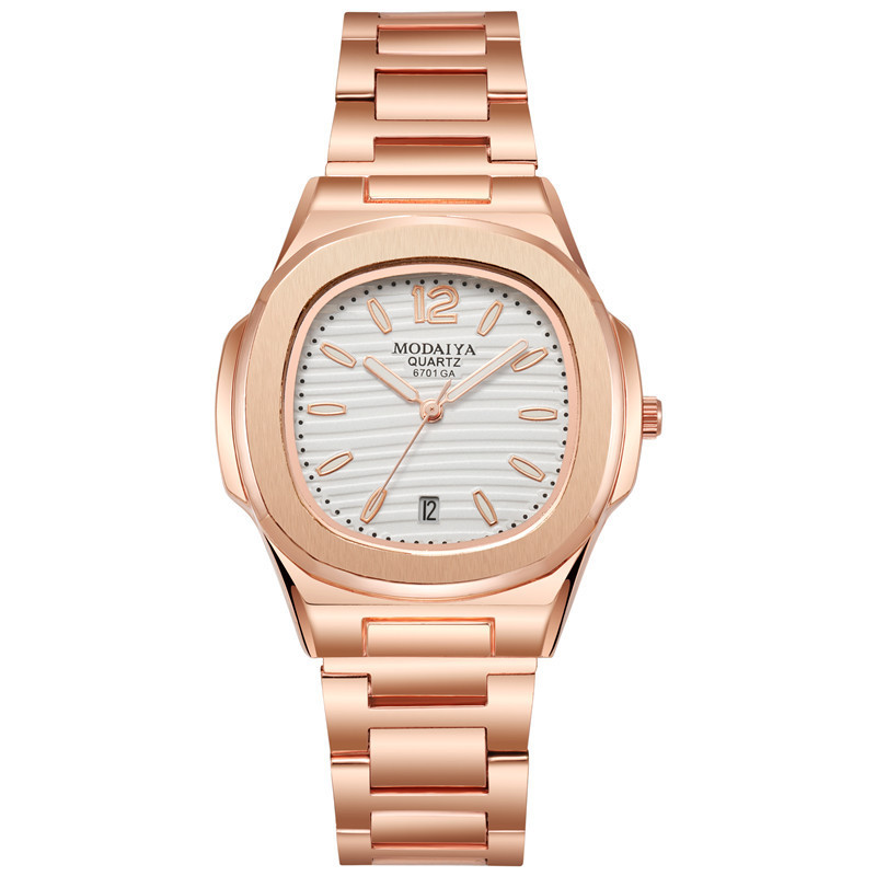 Wholesale Men Fashion Square Calendar Steel Band Quartz Watch Wholesale Men Fashion Square Calendar Steel Band Quartz Watch