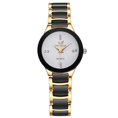 Men Fashion British Style Scale Steel Band Quartz Watch