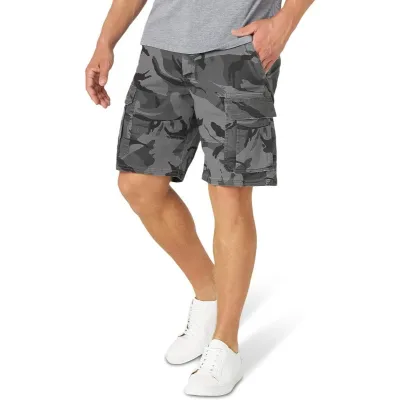 Summer Casual Pocket Nylon Men Cargo Shorts Straight Tube Type