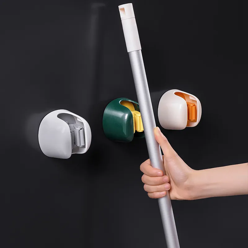 Simple Household Toilet Non-Perforated Non-Marking Mop Holder Mop Clip
