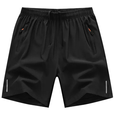 Summer Sports Men Quick-Drying Breathable Loose Mid-Waist Bermuda Shorts