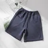 Crepe Grey Blue Shorts