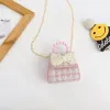 Three-Dimensional Check Pink