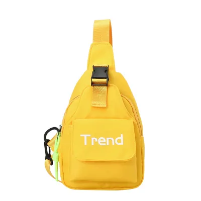 Kids Unisex Fashion Casual Cute Alphabet Letter Chest Bag