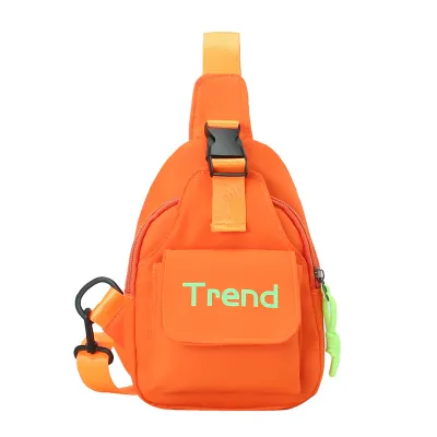 Kids Unisex Fashion Casual Cute Alphabet Letter Chest Bag