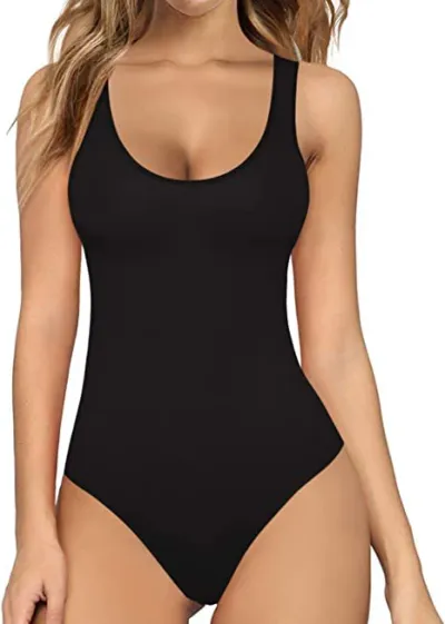 Women Sleeveless Bodysuit Commuter Wind Polyester