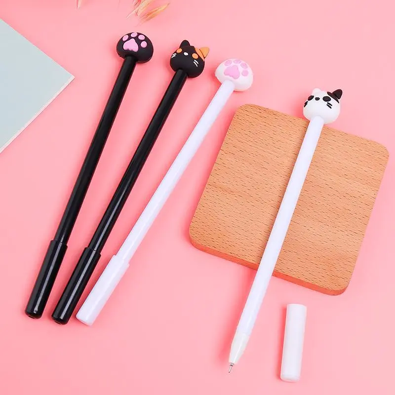 Cute Cat Head Cat Claw Neutral Pen Student Stationery