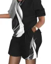 Black And White Gray Print