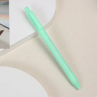 Candy Color Press Gel Pen for Student Stationery 0.5mm Fine Point