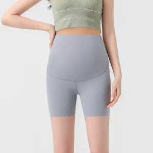 Summer Maternity High Waist Belly-Supporting Casual Shorts