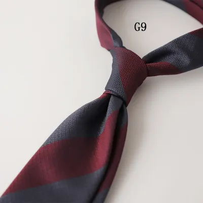 Naples Arrow Pattern 8cm Stripe Twill Polyester Business Italian Fashion Tie for Men