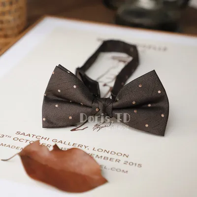 Retro Simple Gentleman Bow Tie Men's Polyester Stripe