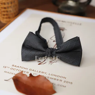 Retro Simple Gentleman Bow Tie Men's Polyester Stripe