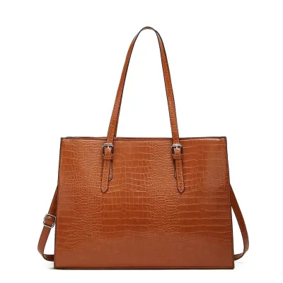 Fashion Solid Color Large Capacity Envelope PU Handbag