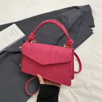 Women Unique Tower Print Crossbody Square Bag