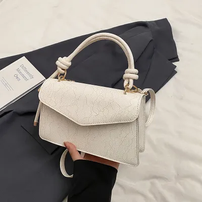 Simple Fashion Flip Print Square Shoulder Bag