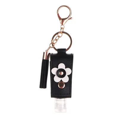 Creative Retro Leather Bottling Keychain