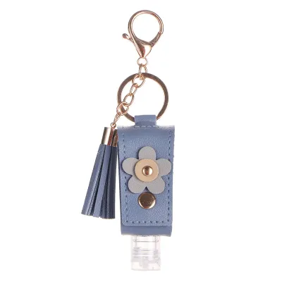 Creative Retro Leather Bottling Keychain